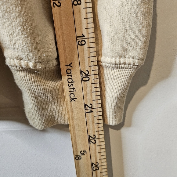 Disney Stitch and Angel Heart Design Cream Sweatshirt Hoodie Juniors Size Large - Picture 5 of 8